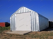 Бескаркасный, арочный, разборный ангар со склада в Алматы.