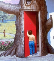 роспись стен, иллюзия пространства, декор, роспись детской комнаты