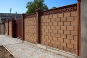 Строительство забора из кирпича или блока