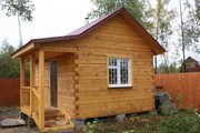 Строительство бани из блока и сруба. 